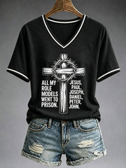 Women's All My Role Models Went To Prison T-Shirt