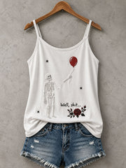Women's Gothic Skull Tank Top
