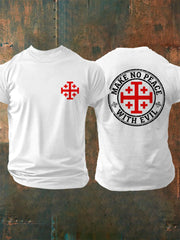 Men's Make No Peace With Evil Print Tee