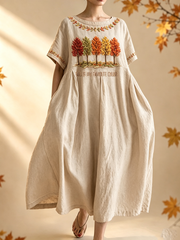 Women's Fall Is My Favorite Color Short Sleeve Dresses