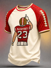 Men's Christian No.23 Football Gameday Gift For Football Fans Casual Tee