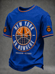 Men's Classic Basketball Fan Graphic Short Sleeve T-shirt