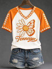 Women's Tennessee Football Game Day Casual T-shirt