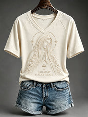 Women's Hail Mary Full Of Grace T-Shirt