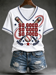 Women's Baseball Short-sleeved T-shirt