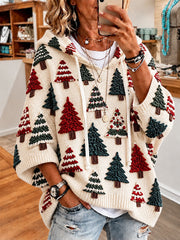 Women's Christmas Print Casual Hoodie
