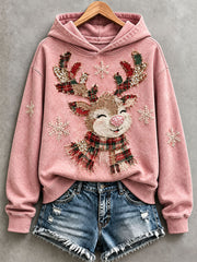 Women's Christmas Reindeer Hoodie