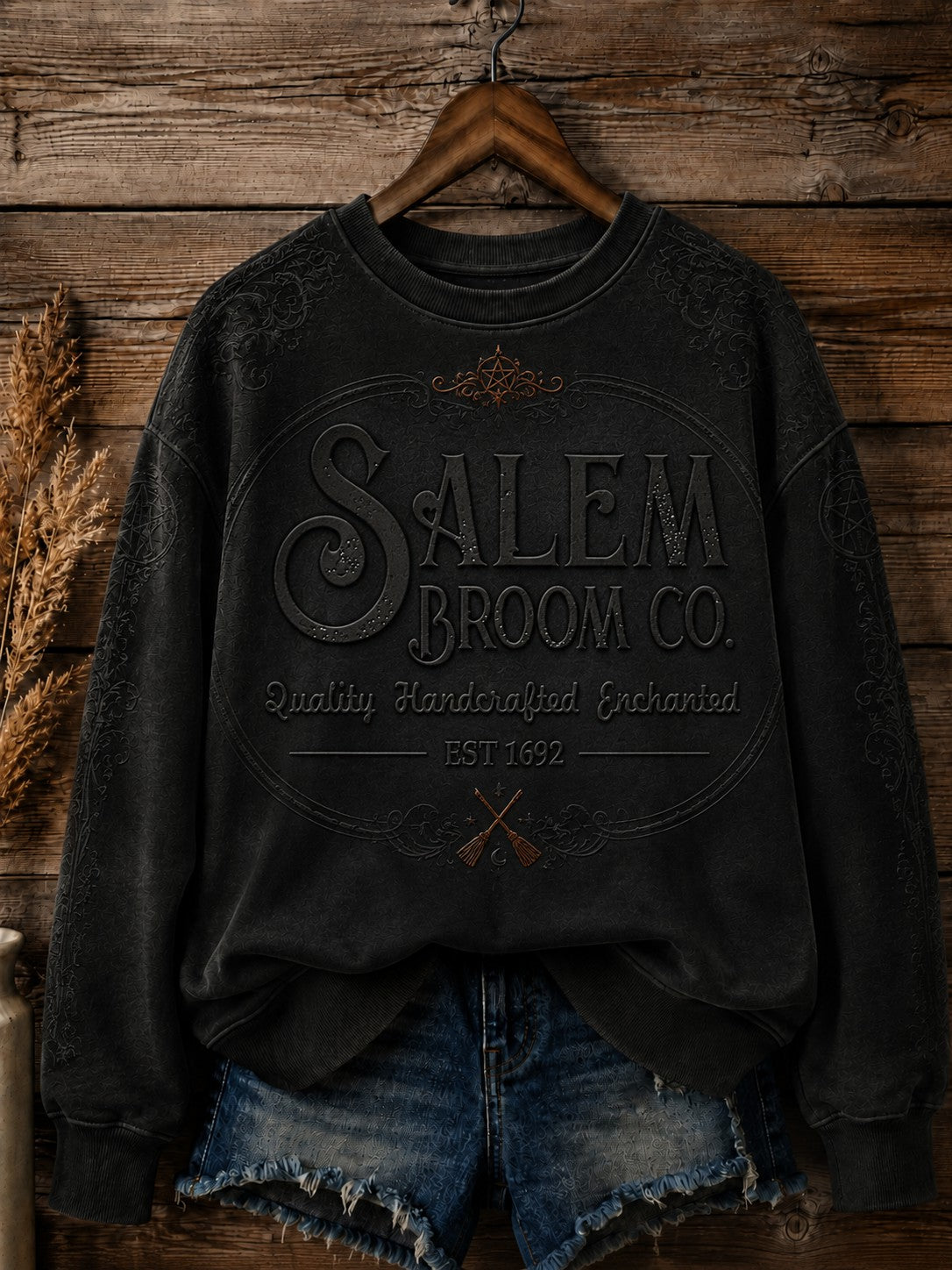 Women's Salem Broom Company Printed Sweatshirt