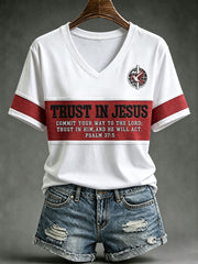 Women's Trust In Jesus Short-sleeved T-shirt