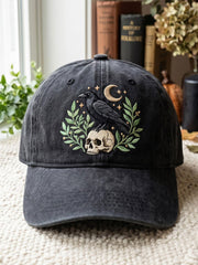 Goth Style Crow Unisex Hats