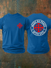 Men's Make No Peace With Evil Print Tee