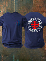 Men's Make No Peace With Evil Print Tee