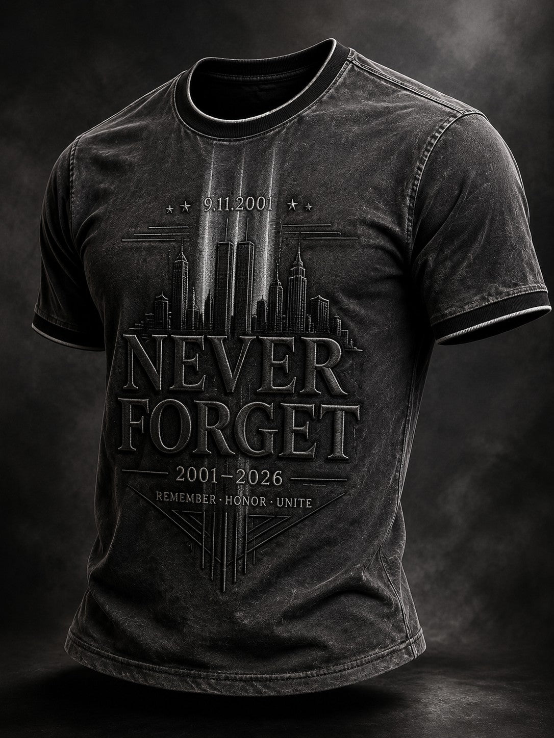 Men's 9.11 Never Forget Printed T-shirt