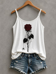 Women's Gothic Rose Tank Top