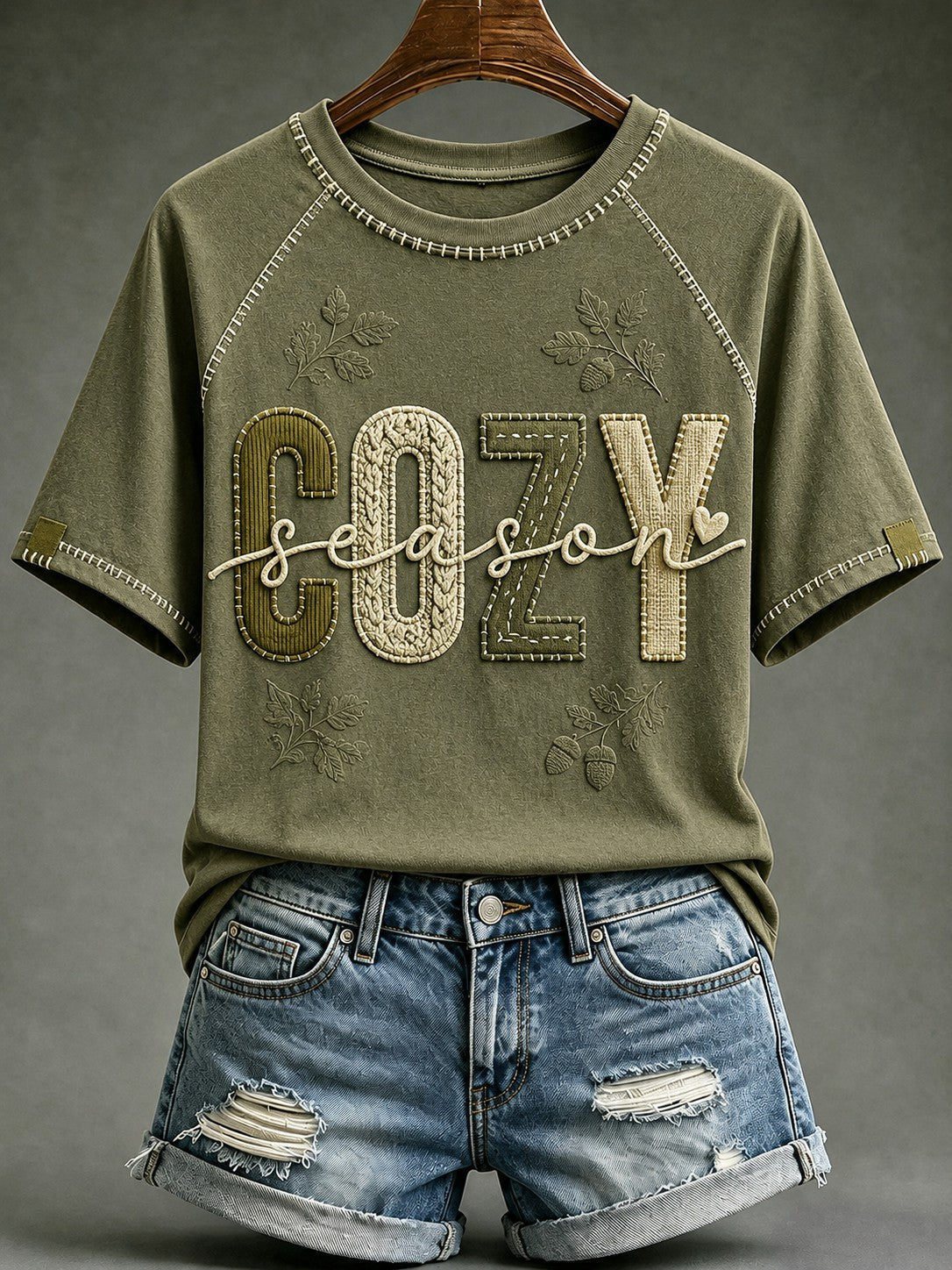 Women's Cozy Season Printed T-shirt