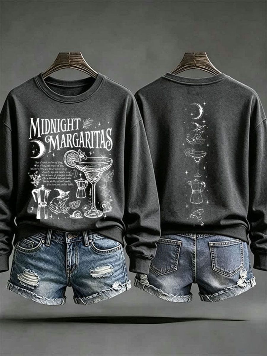 Women's Midnight Margaritas Regular Sweatshirt