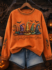 Women's Halloween “A GIRL'S GOTTA HAVE OPTIONS” Print Sweatshirt