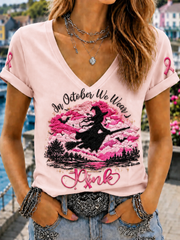 Women's In October We Wear Pink Short-sleeved T-shirt