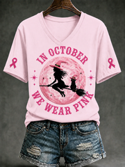 Women's In October We Wear Pink Short-sleeved T-shirt