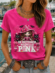 Women's In October We Wear Pink Short-sleeved T-shirt