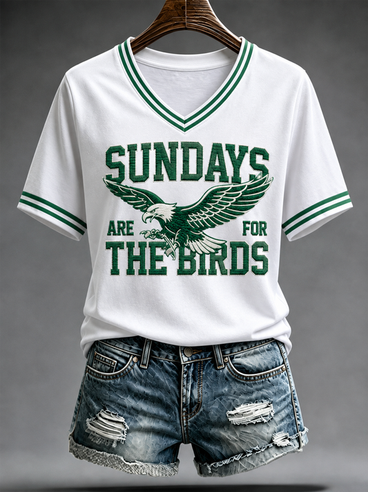 Women's Football Gameday Gift For Football Fans short-sleeved T-shirt