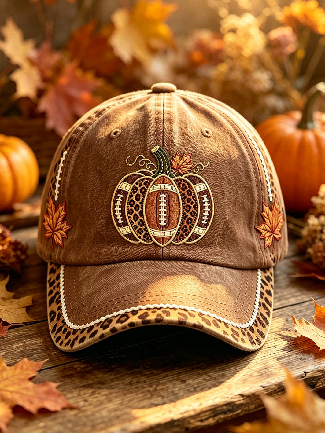 Autumn Pumpkin Pattern Unisex  Hat