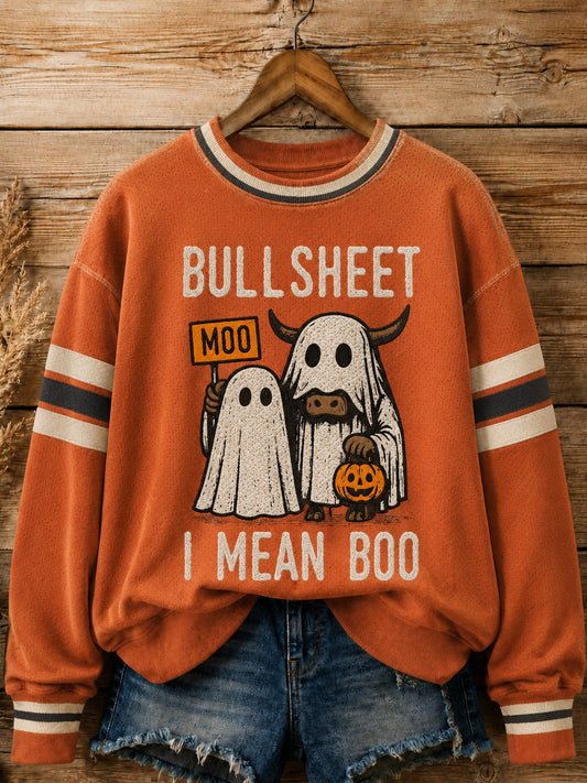 Women's Western Halloween Printed Sweatshirt