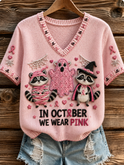 Women's in october we wear pink T-shirt