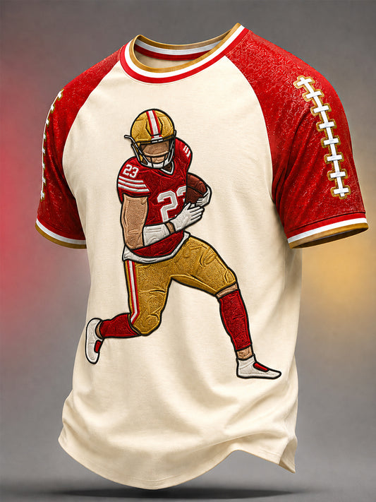 Men's Christian No.23 Football Gameday Gift For Football Fans Casual Tee
