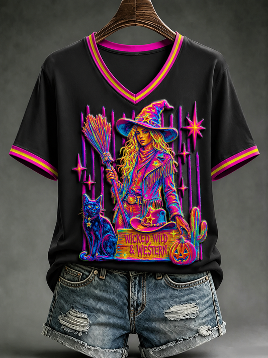 Women's Western Witch Short-sleeved T-shirt