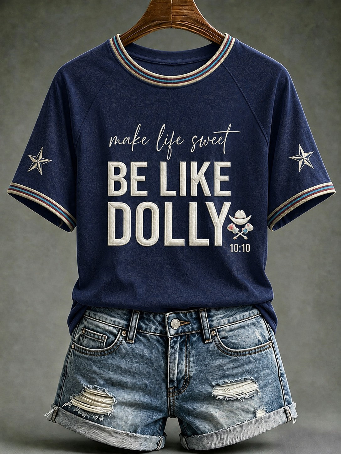 Women's Make Life Sweet Be Like Printed T-shirt