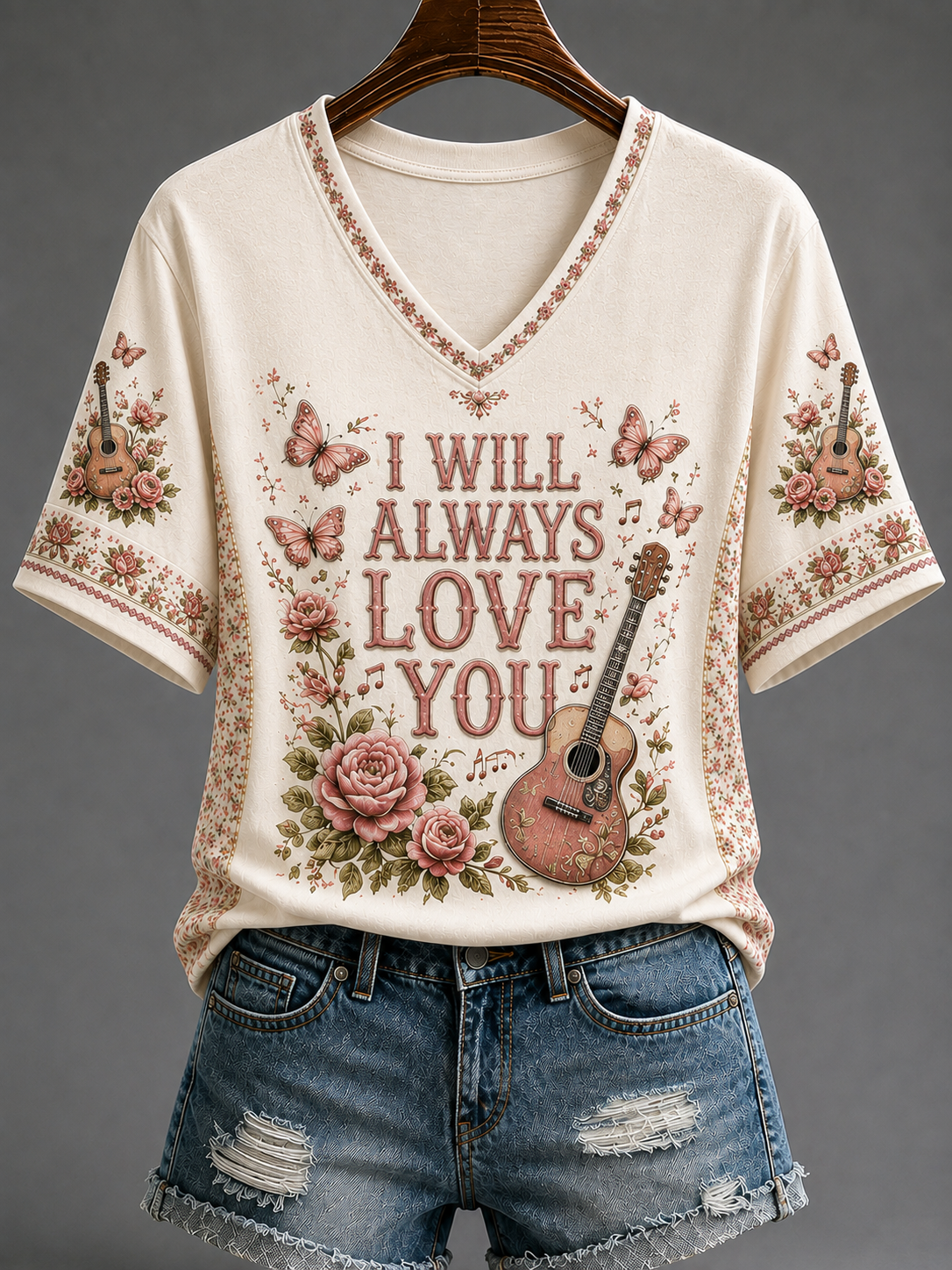 Women's Famous Singer Memorial Short-sleeved T-shirt