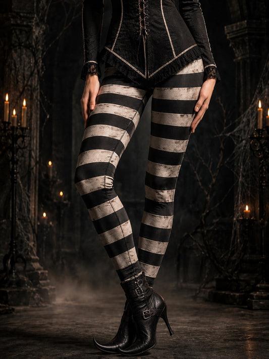 Women's Halloween Gothic Print Causal bottoms
