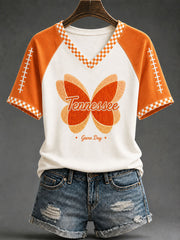 Women's Tennessee Football Casual Printed T-shirt
