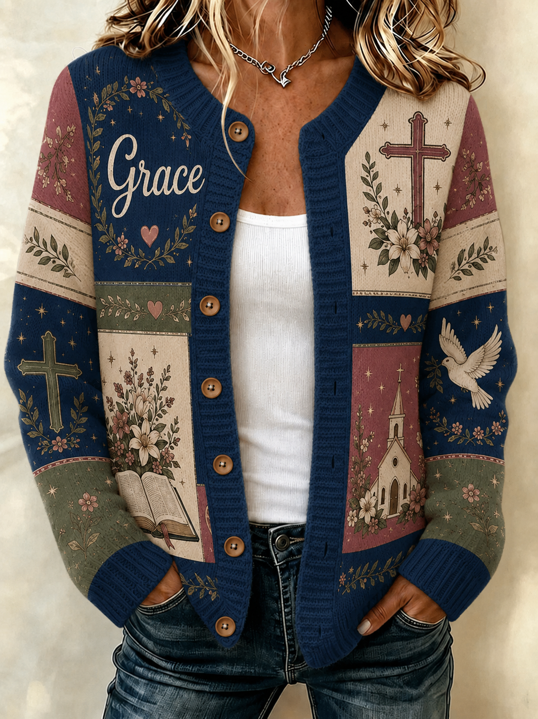 women's Faith Cardigan