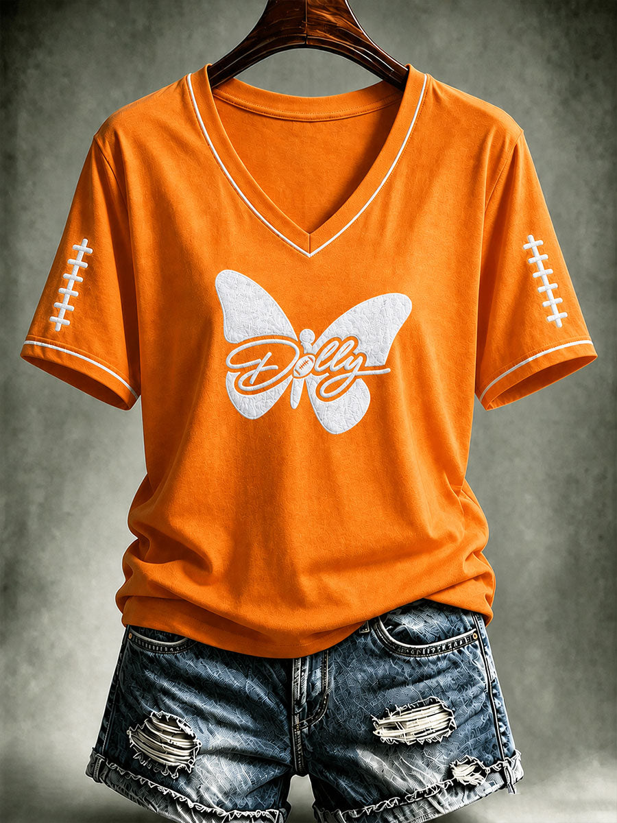 Women's Tennessee Football Casual Printed T-shirt