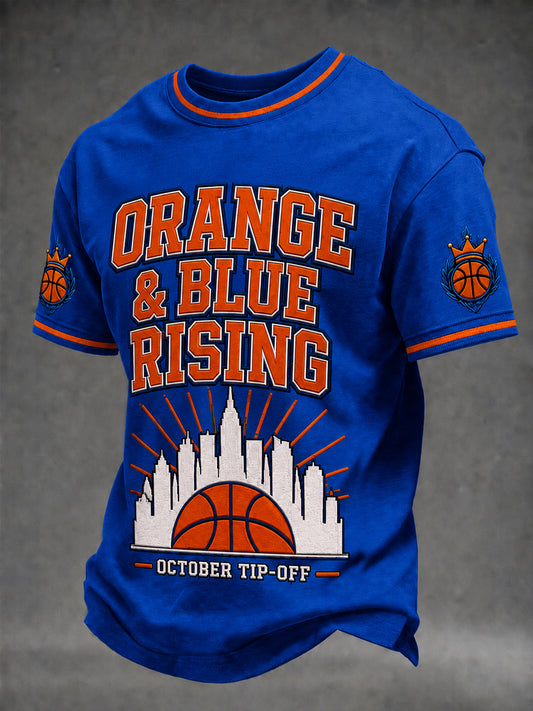 Men's Classic Basketball Fan Graphic Short Sleeve T-shirt