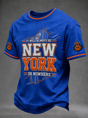 Men's Classic Basketball Fan Graphic Short Sleeve T-shirt