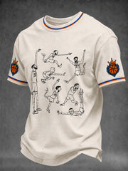 Men's Classic Basketball Fan Graphic Short Sleeve T-shirt