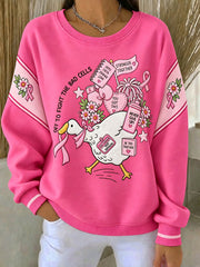 Women's "Off to fight the bad cells" Breast Cancer Awareness Sweatshirts