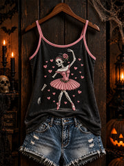 Women's Halloween fun pattern printed casual vest