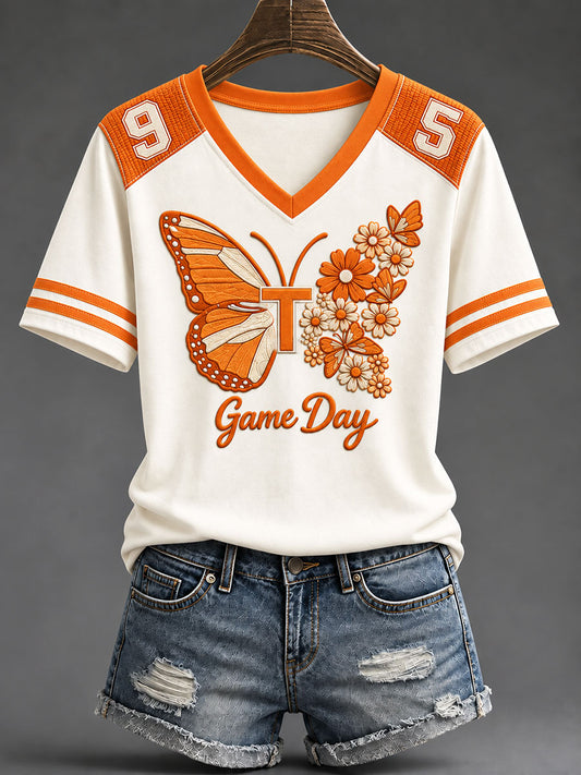 Women's Tennessee Football Game Day Casual T-shirt