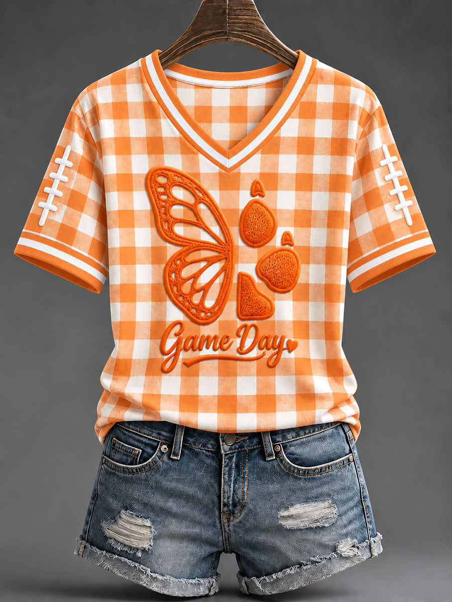 Women's Tennessee Football Game Day Casual T-shirt