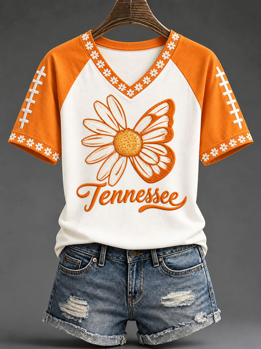 Women's Tennessee Football Game Day Casual T-shirt