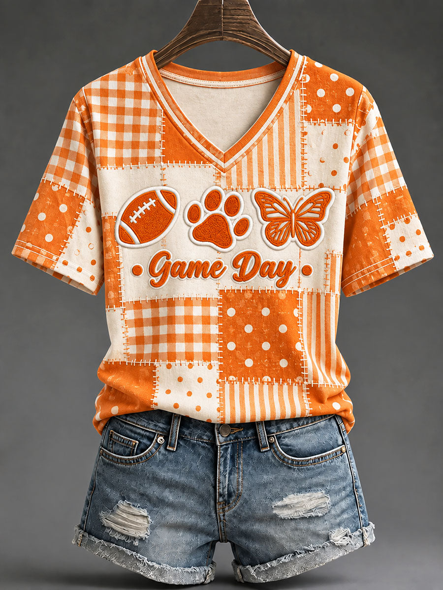 Women's Tennessee Football Game Day Casual T-shirt