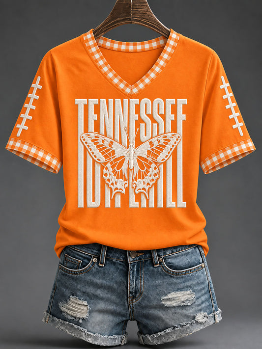 Women's Tennessee Football Game Day Casual T-shirt