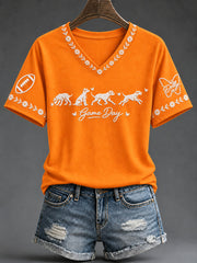 Women's Tennessee Football Game Day Casual T-shirt