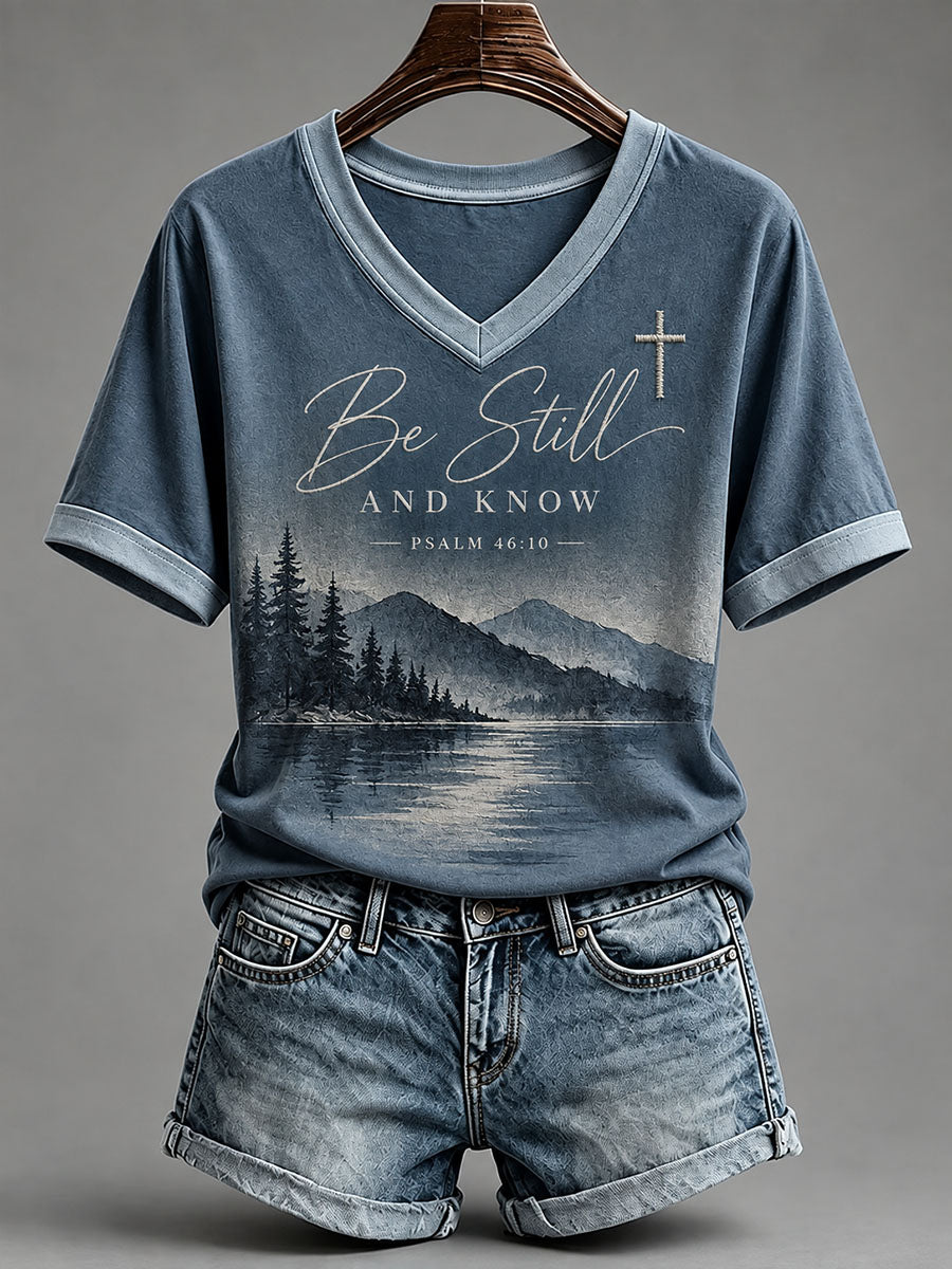 Women's Be Still And Know T-shirt