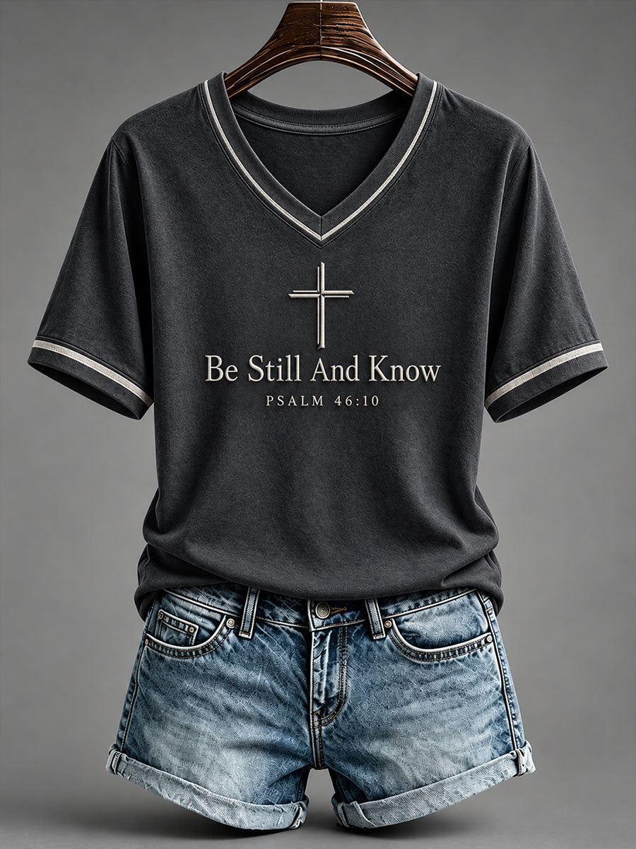 Women's  Be Still and Know T-shirt