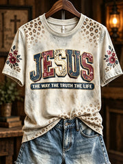 Women's "jesus the way the truth the life" T-shirts
